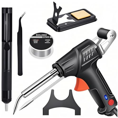 WPDUIODF 3 In 1 Rust Removal Cutting Portable Handheld Soldering Guns Irons, Internally Heated Industrial Laser Welding Tools, Laser Welders Machine Kit 240v Hand Held, Solder Equipment(Black)