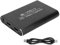 Carte Capture Vidéo USB – Compatible Linux OS X – Aluminium Dissipateur Thermique – Enregistrement HD 1920x1080, sans Pilote Plug and Play – Portable Compact Noir