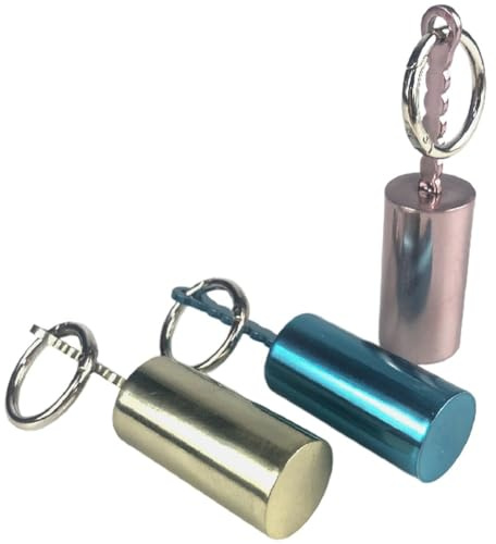 Tidevib Scuba Diving Subacquea Noise Maker Shaker per anello, per Segnale in Acciaio Inox Sonaglio per BCD Pocket o Gear, 10 x 2.5 cm, 60g, Night/Cavern/Relitto Drift Diving