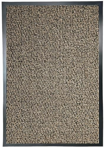Door Mats Indoor 80cm x 120cm Brown, Washable indoor Outdoor Rugs Matts, Heavy Duty Non-slip Entrance Mat, Super Absorbent Front Door Mat Kitchen Hallway Bath Barrier Rugs (Brown, 80 x 120 cm)