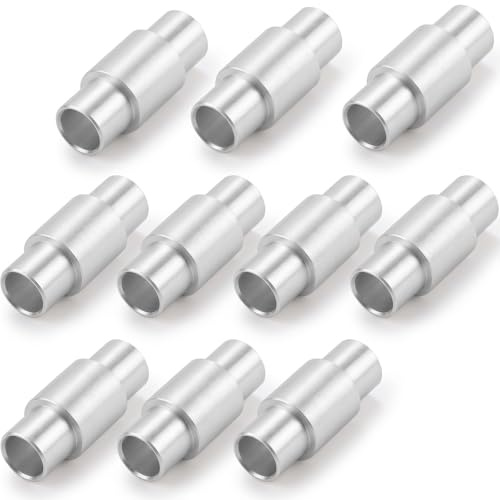Zolara 10 Stück Skate Spacer, 6,3mm Roller Bearing Spacer für Inline-Skates, Lagerabstandshalter, Aluminiumlegierung Skate Abstandshalter, Achsenabstandshalter für Skating-Räder