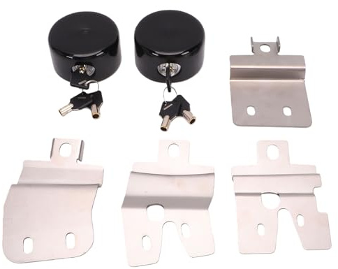 Cosiki Robusto Set di Ricambio Slick Lock con Ruote Girevoli per Chevy Adatto per Furgoni, Nessuna Perforazione Richiesta