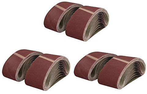 533mm x 75mm miscelato abrasiva di grana. Potenza file levigatrice nastro 75pk