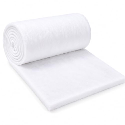 PREXTEX Artificial Snow Roll - Large Fluff for Christmas Village Displays, 94x31 Tabletop Décor, and Winter Wonderland Party Scenes - Thick White Blanket for Holiday Backdrops and Festive Decoration