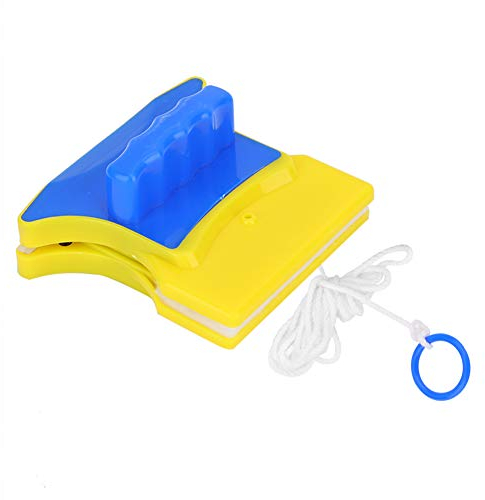 Junlucki Glass Wiper, Plastic Magnetic Window Cleaner, Durable Patio Doors for 3-8 mm Thickness Single Glazing Window Shower Screens Cleaning Fish Tanks