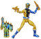Power Rangers Dino Fury Gold Ranger 6-Inch Action Figure Toy Inspired by TV Show with Dino Fury Key and Dino-Themed Accessory for Ages 4 and Up