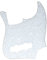 Dopro J Bass Pickguard für USA/Mexikanische 4 Saiten Fender Jazz Bass White Pearl