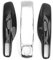 Voiture Télécommande Porte-clés étui Garniture Housse de Protection Clé à Distance Coque de Remplacement pour 911 Panamera Macan Boxster(Noir)