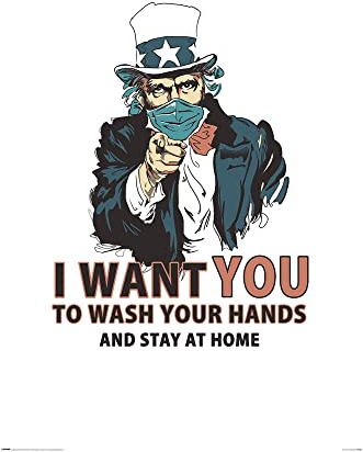 Vincent Trinidad - Wash Your Hands - Poster Plakat Druck - Größe 61x91,5 cm