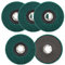SI FANG 115 mm x 22 mm in fibra di nylon, disco abrasivo, disco abrasivo per smerigliatrice angolare a disco abrasivo, resistente all'acqua e all'olio, finitura in metallo e legno (5 pezzi)