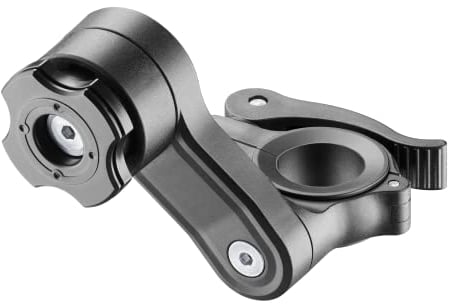 INTERPHONE QUIKLOX Supporto Telefono Moto da Manubrio, Porta cellulare moto universale compatibile con tutte le custodie QUIKLOX, Porta smartphone modulare per aggancio e sgancio rapido con una mano