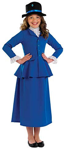 Fun Shack Kostüm Mary für Mädchen, Viktorianisch Nanny, Perfekt für Karneval und Coole Kinderpartys, L