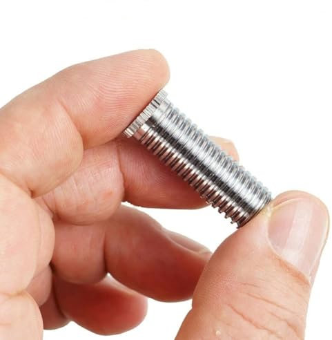 FACULX Tornillo para cesta de fregadero de acero inoxidable de 35/45 mm, accesorios de fijación para fregadero, tornillo de perno para lavabo