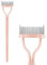 Docolor Wimpernkamm Wimperntrenner, Mascara-Applikator, Wimperndefinierer mit Kammabdeckung, Rosa