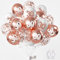 Yiran 30. Geburtstag Luftballons Deko - 15 Stück Rose Gold für Junge Mädchen - Happy Birthday Ballons, Konfetti Luftballons für Birthday Party