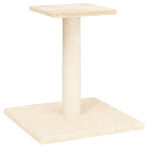 vidaXL Kratzbaum mit Plattform Creme 38 cm