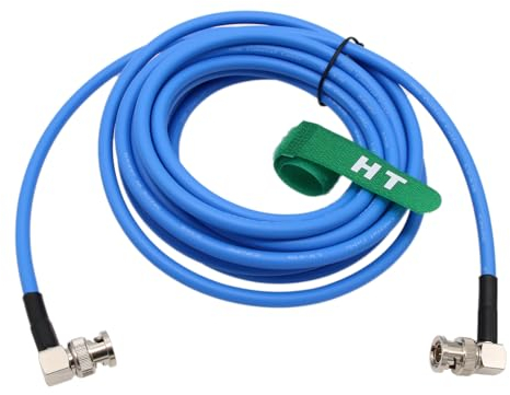 HangTon 12G HD SDI Videokabel 4K 60P BNC Stecker auf BNC Stecker Canare LV-61S 75 Ohm Koaxial für Blackmagic Komodo Alexa Atomos Kamera Monitor 30M
