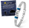 FANCIBAND Regalo Papà Bracciale Uomo Acciaio Inox Doppio con Albero Della Vita Portafortuna, Idee Regali per il Papà Compleanno Natale Festa Del Papà Anniversario 30 40 50 60 70 80 Anni