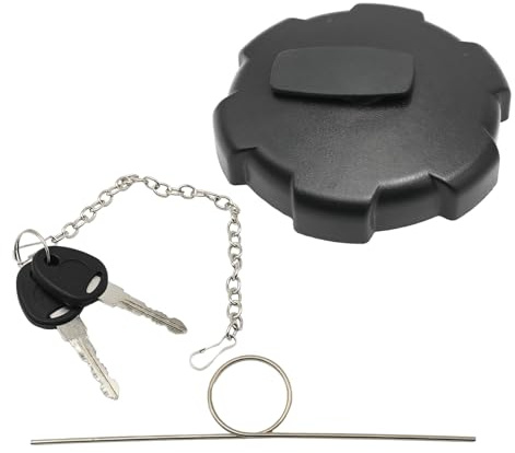 Hoypeyfiy 0004711230 Fuel Tank Cap with 2 Keys Fuel Tank Filler Cap Replacement for MAN TGA TGX TGS Replacement for Mercedes-benz Actros Atego Axor Replaces 11869577 2993918 42124439 81122106027 FC02
