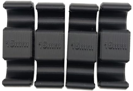 4 Pieces Set CPU Liquid Coolers Tube Combs for CORSAIR AIO Radiator Tubes Comb for Tube Diameter Up to 11 mm (0.43in) (15mm)