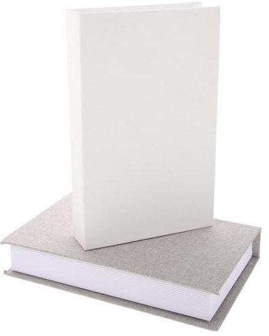 Amosfun Decoración De Repisa para Chimenea 2 Libros Falsos De Simulación Elegantes