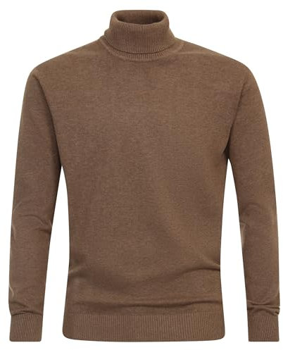 Redmond Rollkragenpullover Uni 302 braun M