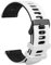 Mugust Correa de Repuesto 20mm 22mm para Reloj Inteligente Smartwatch,liberación Rápida de Silicona Suaves para 20mm 22mm Reloj para Hombre y Mujer(22mm,Blanco Negro)