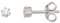 XENOX® Krappe Ohrringe - Damen Ohrringe aus hochwertigem 925/- Sterlingsilber mit Zirkonia Stein | XS3515N
