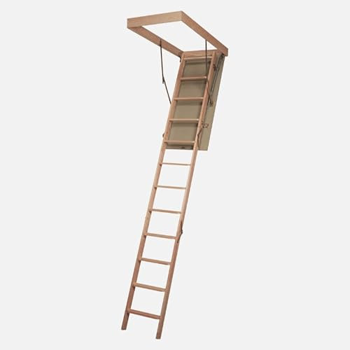 Platzsparende Holztreppe mit Kasten LOFT2