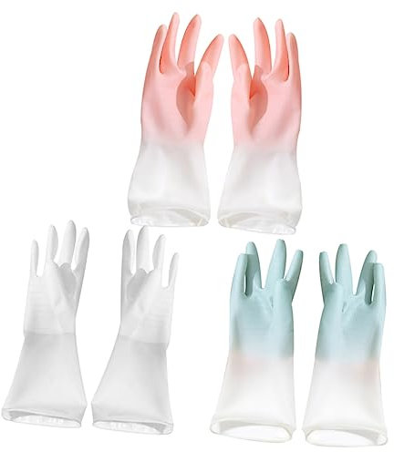 QUMIIRITY Wasserdichte Spülhandschuhe Aus Strapazierfähigem Material Für Hausarbeit Küche Und Geschirrspülen Handschutzhandschuhe Für Handwäsche Und Reinigungsaufgaben