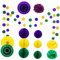 Cabilock 1 Satz lebendige Papierwaben Dekorationen pastellfarbene Luftballons Blase faschingsdekoration karnevalsdekoration Blumenkugel zum Aufhängen Party-Spiralornamente zum Aufhängen
