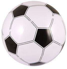 HENBRANDT 2 x Inflatable Football 40cm Kids Beach Day Summer Fun Small Football Playground Game Garden Paddling Pool Inflatable Toys for Children and Toddlers