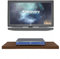 Royal Handicrafts DecorNation Eryx Set Top Box TV/DVD Player Shelf (30In) Rich Walnut