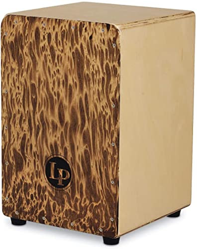 LP Latin Percussion LPA1332-HC Cajon Aspire Accent, Ahorn/Schlagfläche Para Gummibaum, Wire (3 x 16), Finish: Havana Café