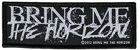 Bring Me The Horizon Horror Logo Aufnäher BMTH Patch Gewebt & Lizenziert !!