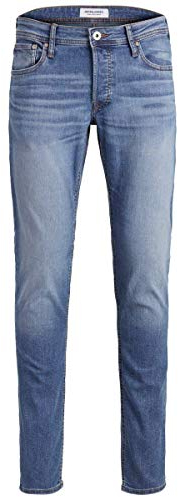 JACK & JONES Men's Jjiglenn Jjoriginal Am 815 Noos Slim Jeans Light Blue, 36W / 32L