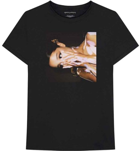 Rock Off Ariana Grande Unisex T-Shirt - Side Photo (X Large) Black