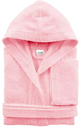 Morbidissimi Accappatoio Spugna Adulto Con Cappuccio, Cinturino e 2 Tasche, Accappatoi Uomo Donna in Spugna Morbida 400 gr/mq Puro Cotone V820
