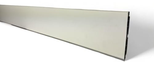 Zoccolatura per cucina 1 metro in varie altezze, zoccolo, zoccolatura, ottima per la cucina, resistente colore (H 12, PANNA)