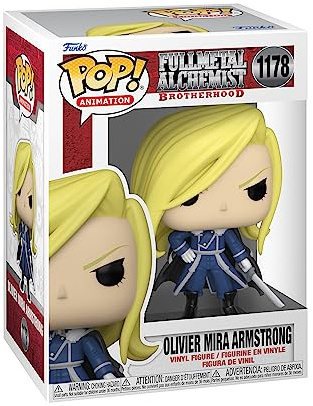 Funko POP! Animation: FMA: B - Olivier Milla Armstrong A mit Sword - Full Metal Alchemist: Brotherhood - Vinyl-Sammelfigur - Geschenkidee - Offizielle Handelswaren - Anime Fans