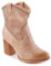 Toocool Stivali Donna Stivaletti Tronchetti Traforati Estivi Tacco Comodo G633 [41,Beige]