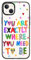 CASETiFY Schutzhülle für iPhone 14 Plus, transparent, schwarz, kompakt, 1,2 m, 2 x Fallschutz in Militärqualität, schlank, leicht, Sie sind genau