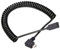 chenyang Micro USB Coiled Stretch Cable Micro USB Male to USB C Female Power Data Extension Cable for Keyboard Mouse