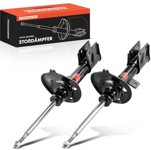 Frankberg 2 amortisseurs avant 517 mm à pression de gaz 9684108380 | Compatible avec: Partenaire plateau/châssis,Berlingo plateau/châssis B9,Berlingo Multispace B9,Tipi partenaire,partenaire