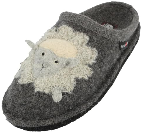 HAFLINGER Flair Lamby Pantoffeln gewalkter Wolle Lamm