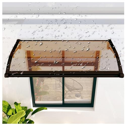Auvent De Terrasse, Carport Voiture pour Porte d’Entrée, Garage et Fenêtre, Carport Auvent De Porte,23 * 40(60 * 100cm)