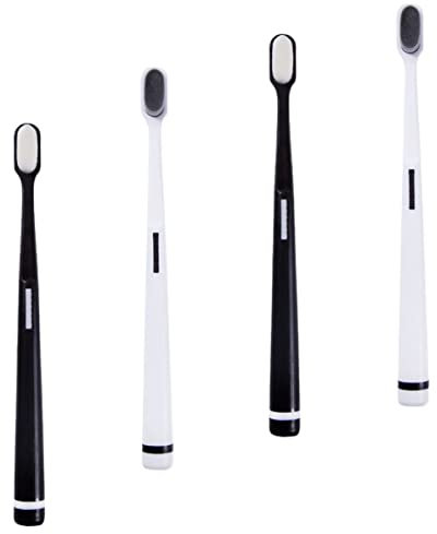 GLEAVI 4stücke Zahnbürsten Für Erwachsene Mit Empfindlichem Zahnfleisch Sanfte Handzahnbürste Für Mundhygiene Extra Reinigungswerkzeuge Für Zahnfleischpflege