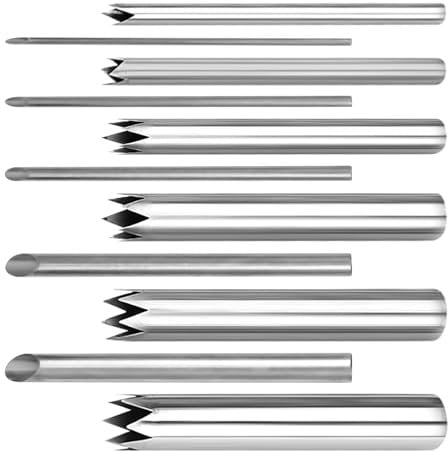 Lot de 11 emporte-pièces pour argile en acier inoxydable - Pour perforer, graver, gratter et tracer l'argile en céramique