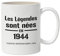 CADEAUX.COM - Mug personnalisé - Les Légendes sont nées en 1944