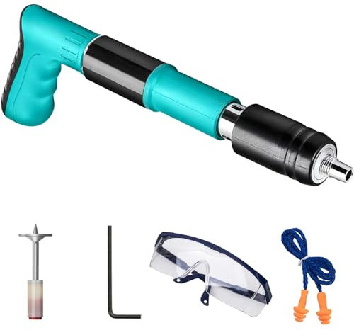 Mini Manual Nail Gun Set 4 Gears Power Adjustable Wall Nail Shooting Machine Concrete Wall Fastening Tool for Cement Wall Wire Hider